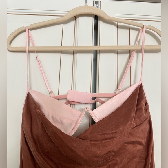 FOR LOVE & LEMONS Viv Maxi Dress in Brown - Picture 7 of 7